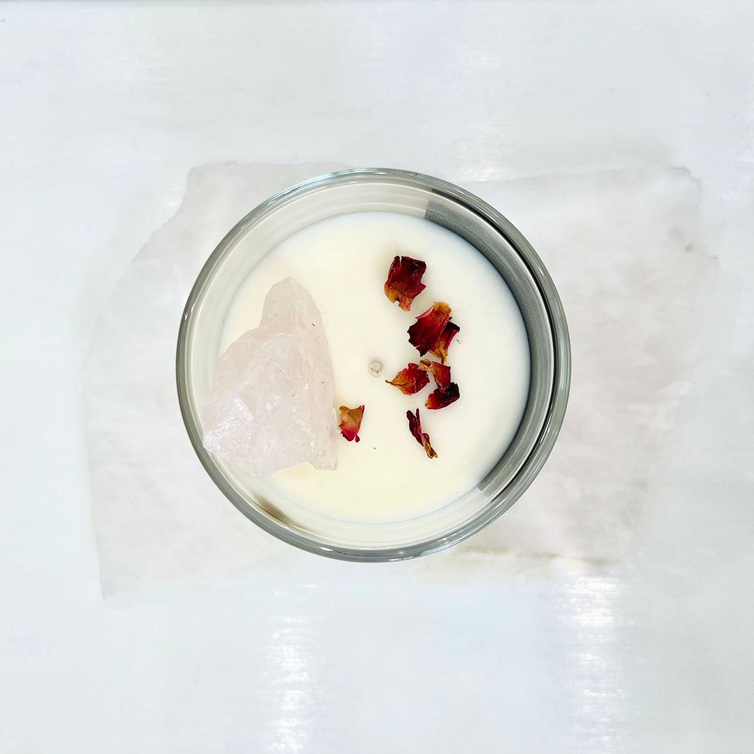 Large SK Crystal Candle - Love & Balance