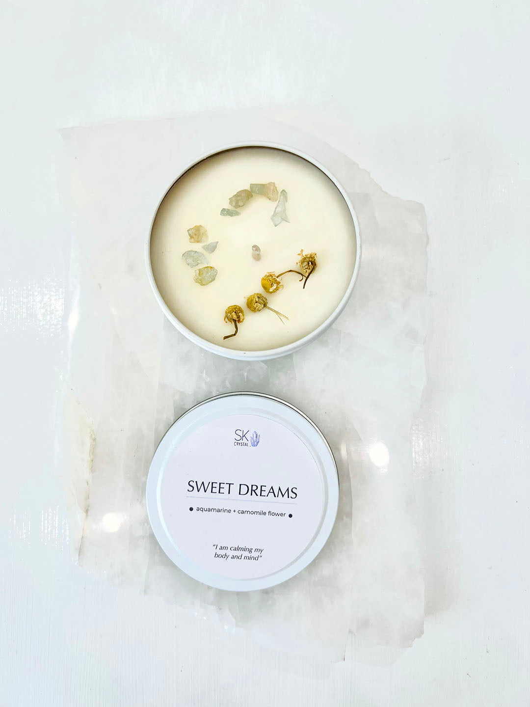 Small SK Crystal Candle - Sweet Dreams