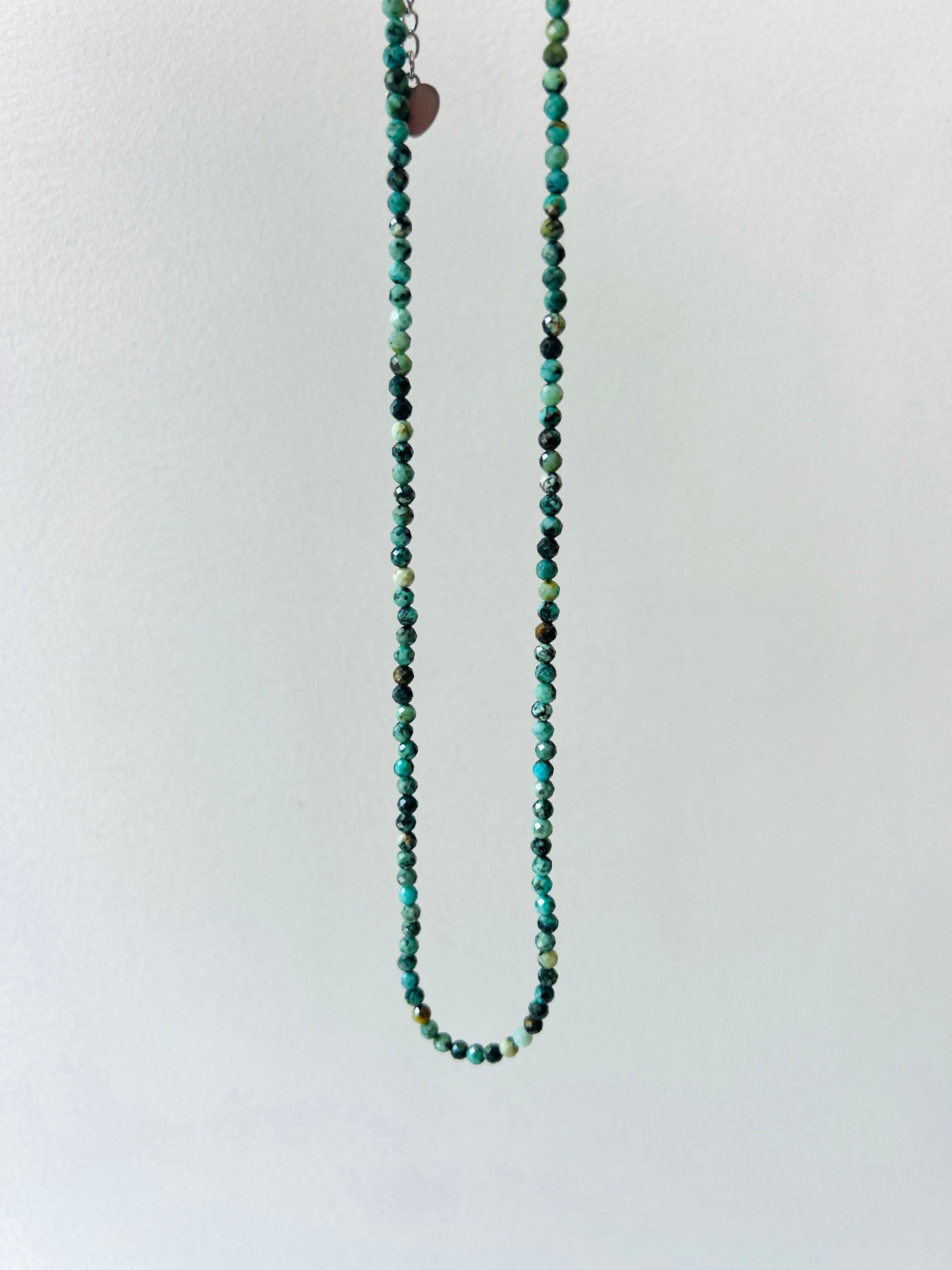 African Turquoise Choker Necklace