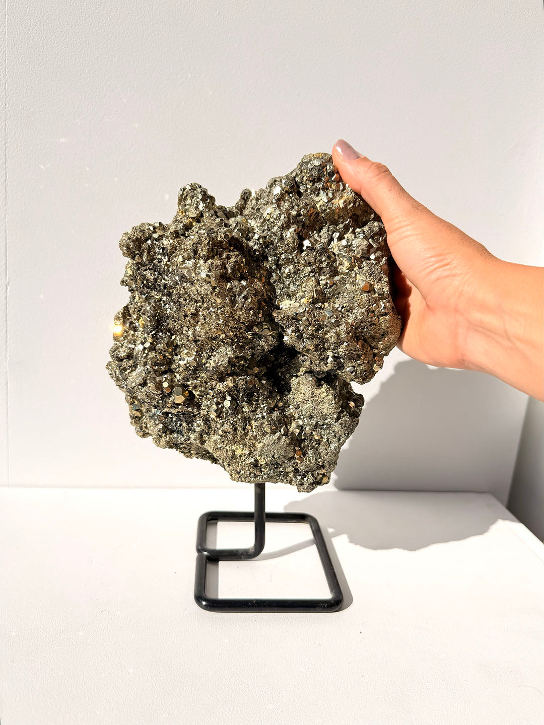 Large Pyrite on Stand
