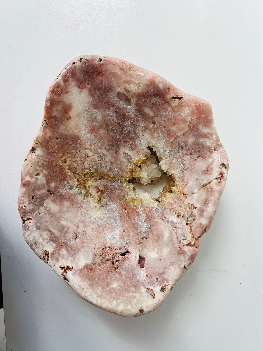 Large Pink Amethyst Bowl