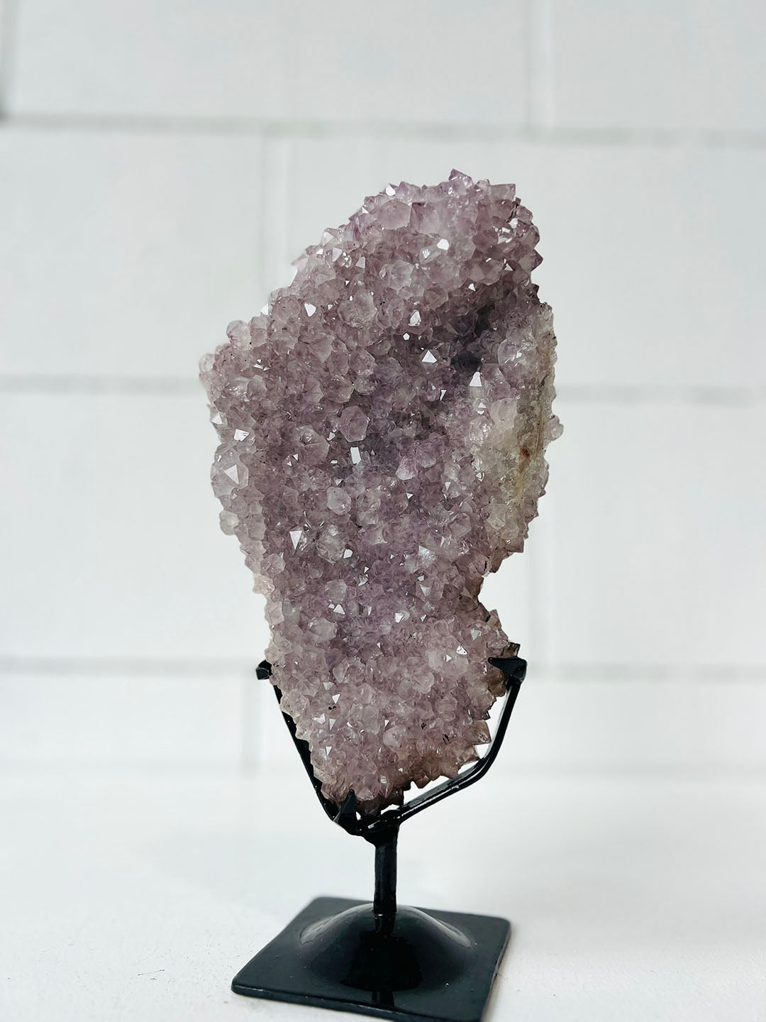 Amethyst with Calcite