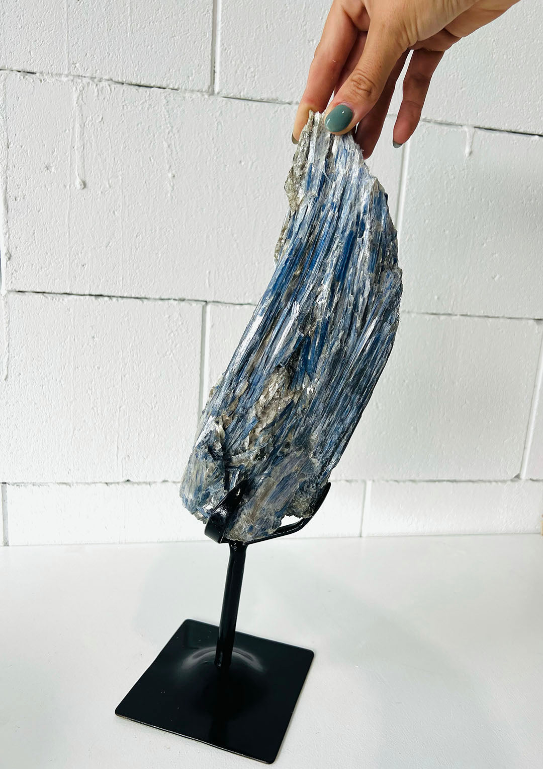 Large Kyanite on Stand