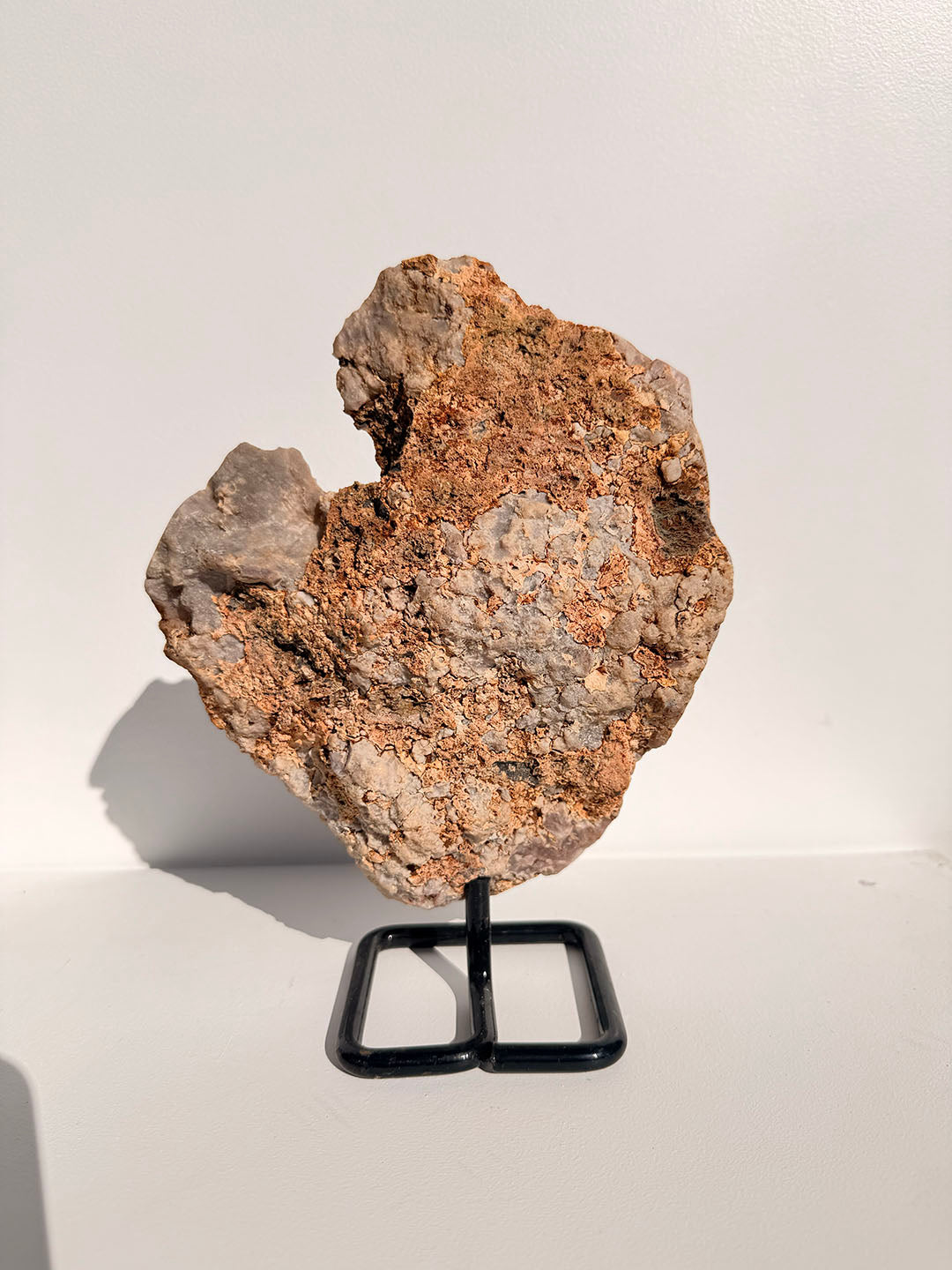 Pink Amethyst on Stand