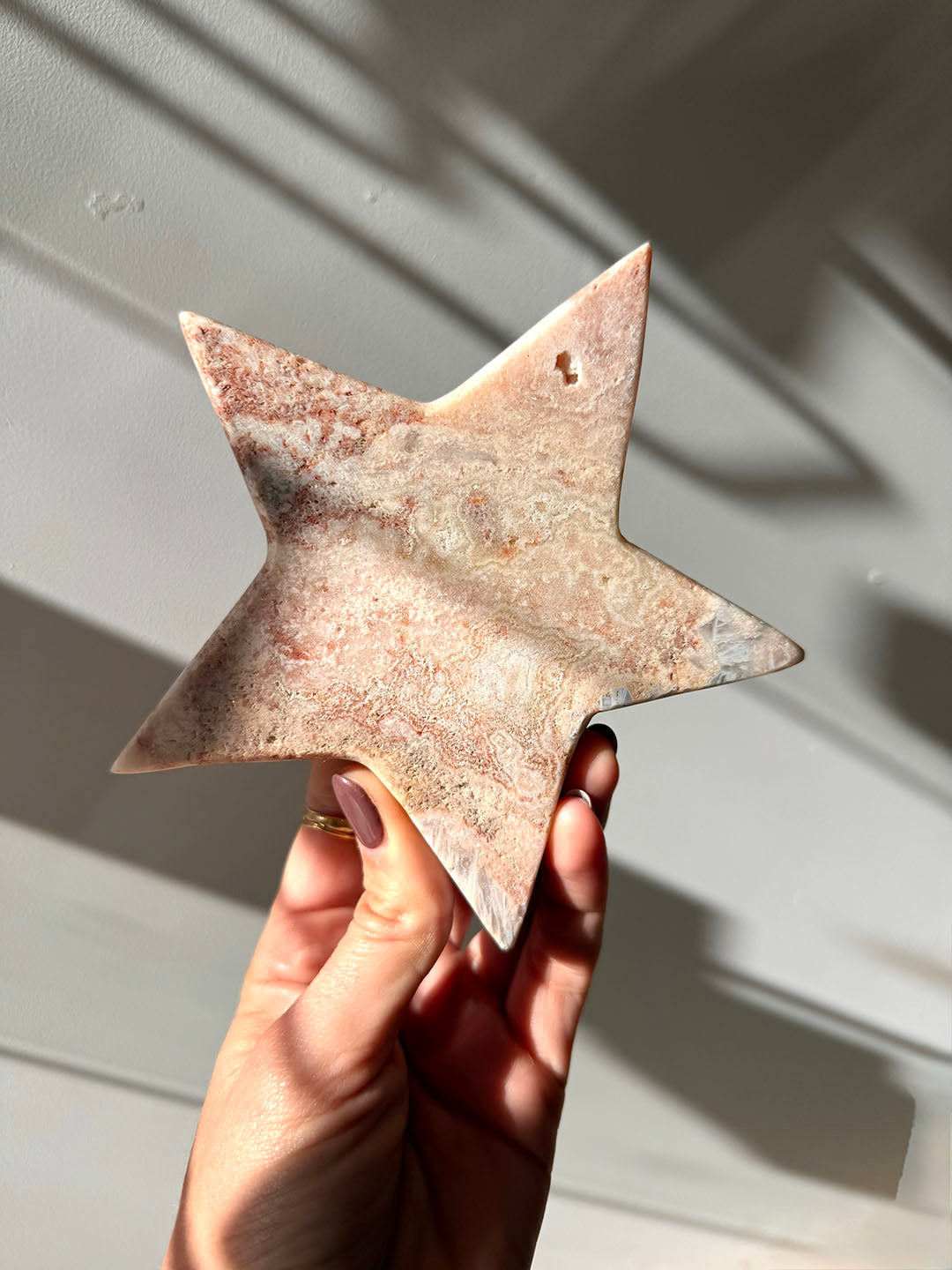 Pink Amethyst Star