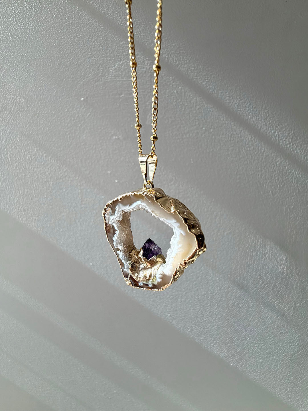 Inner Crystal Necklace – Amethyst