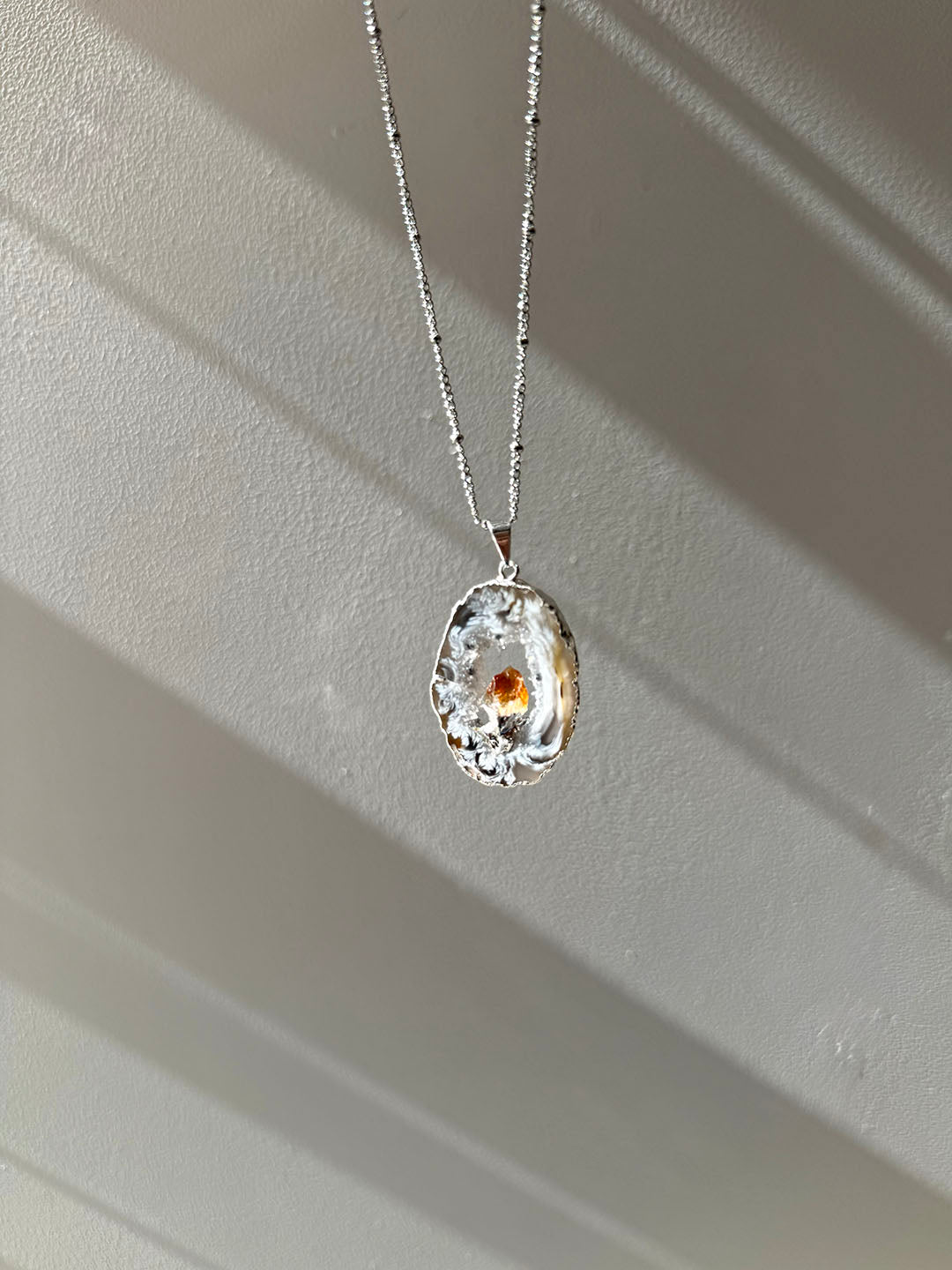 Inner Crystal Necklace – Citrine