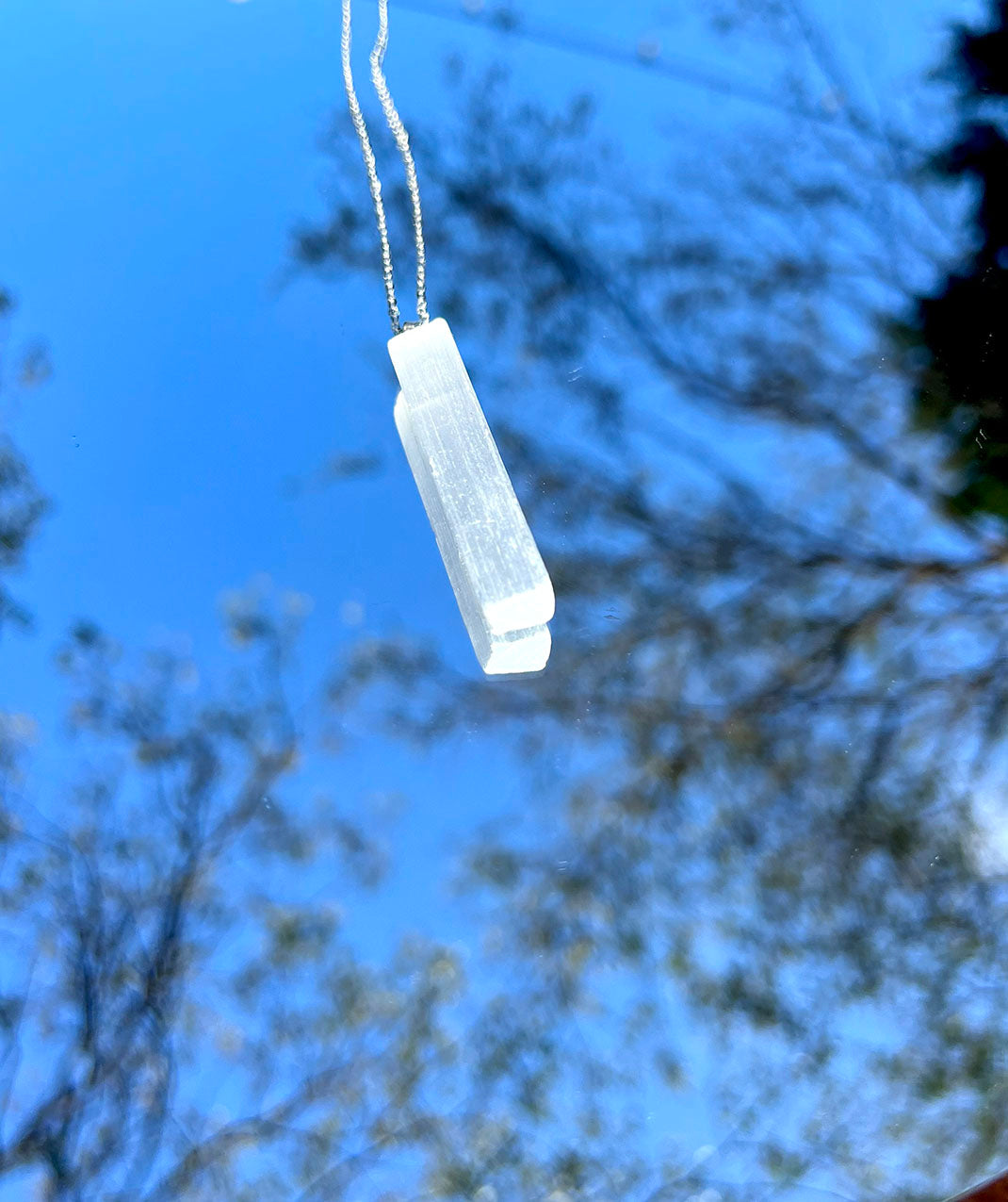 Selenite Necklace