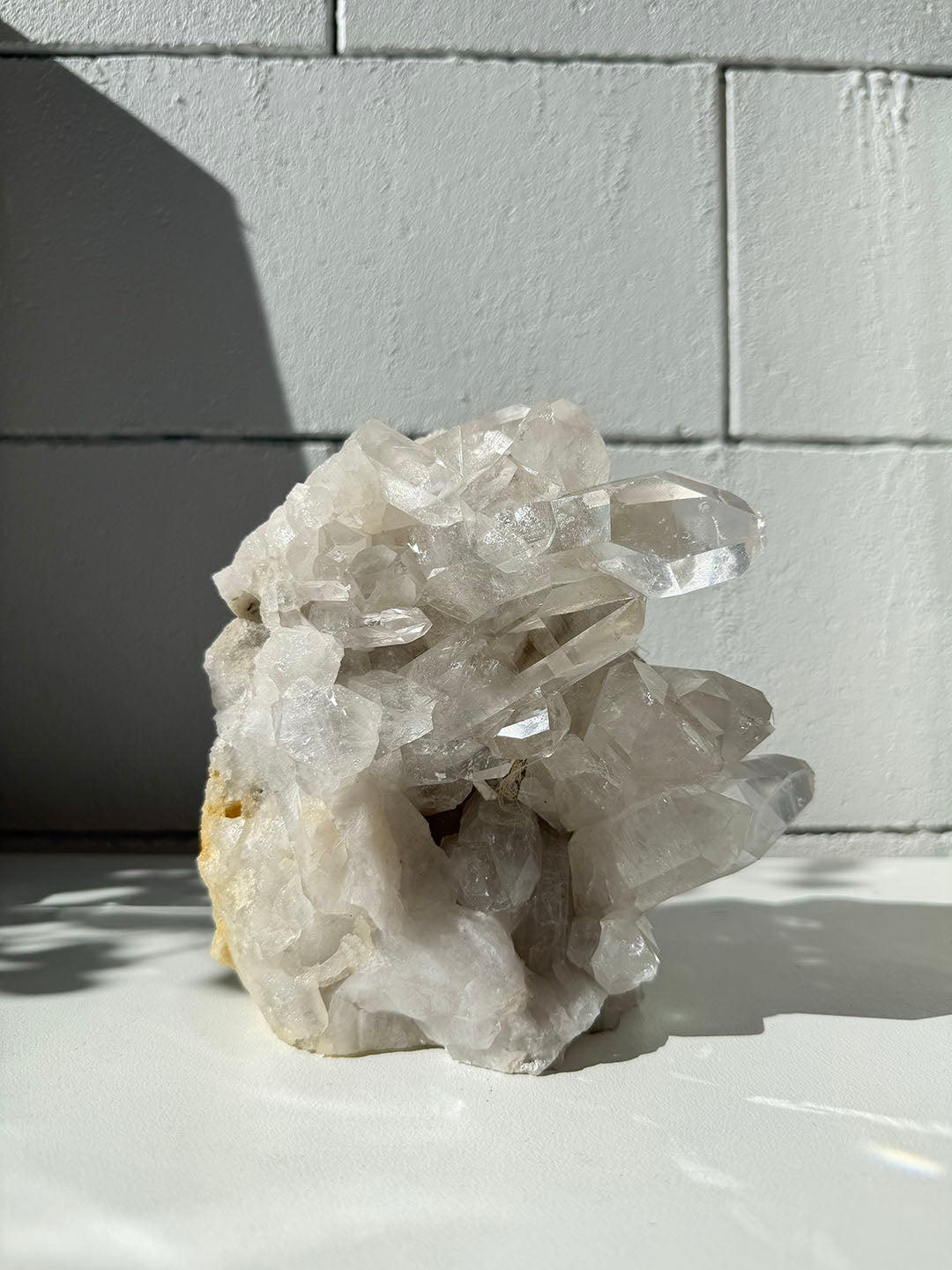 Large Clear Quartz Cluster