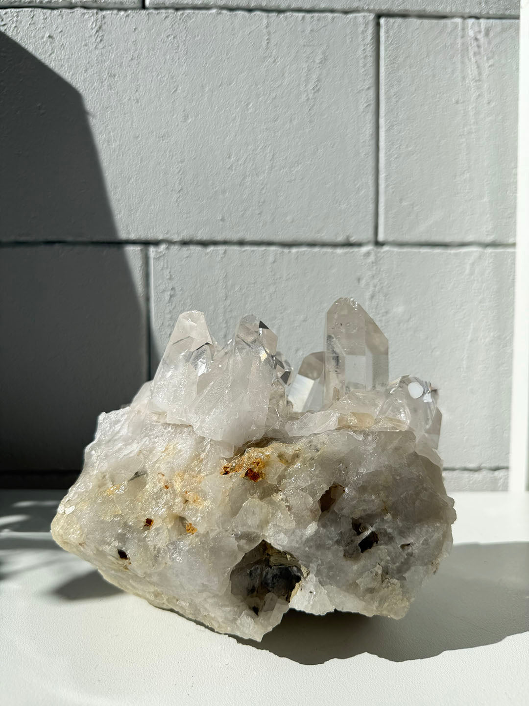 Large Clear Quartz Cluster
