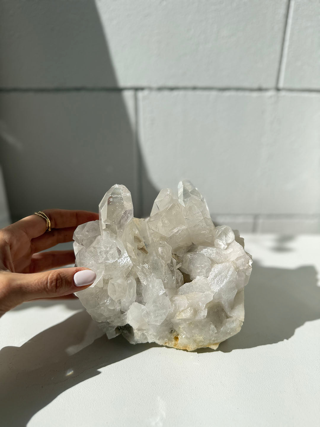 Large Clear Quartz Cluster