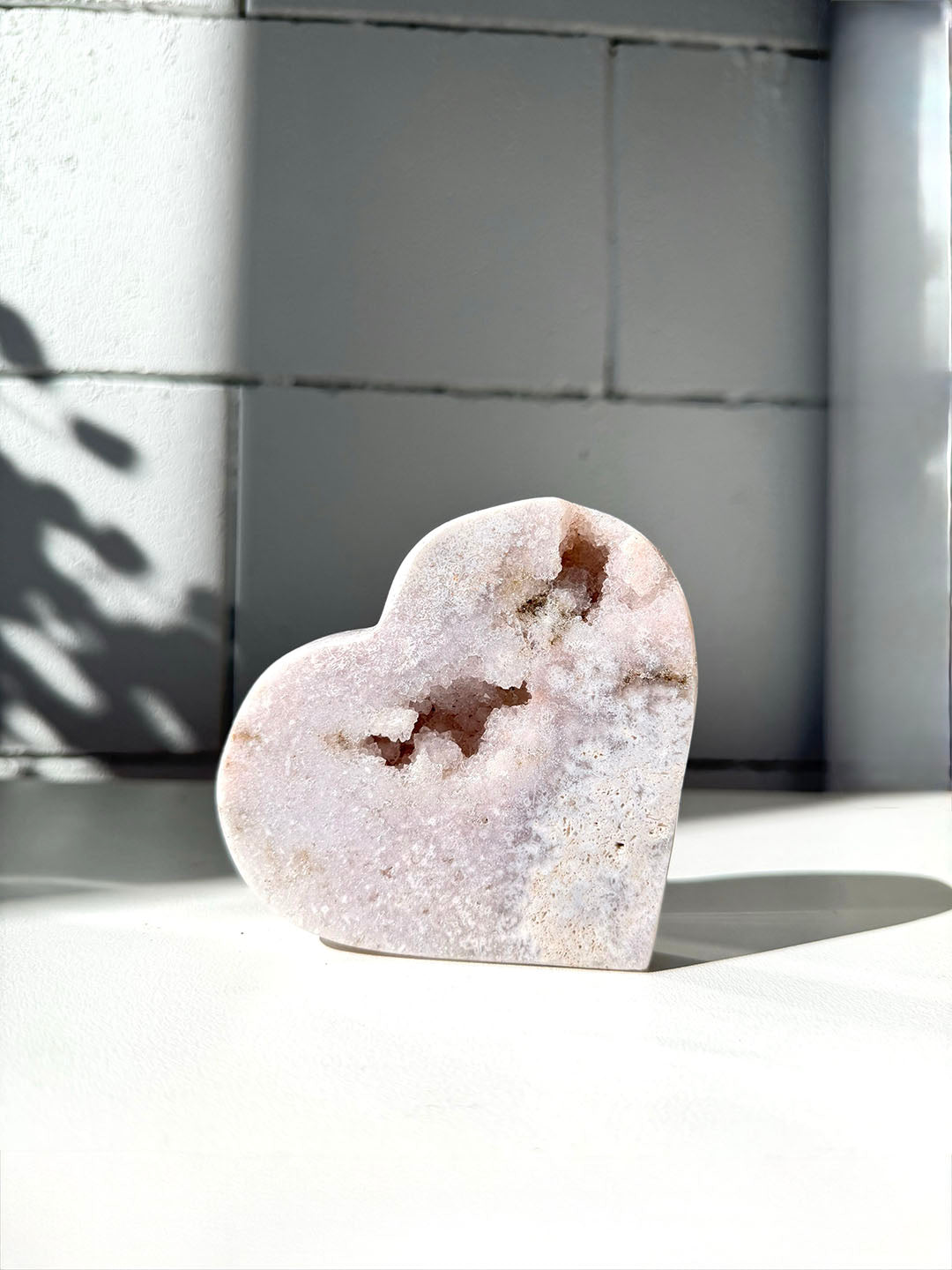 Pink Amethyst Heart