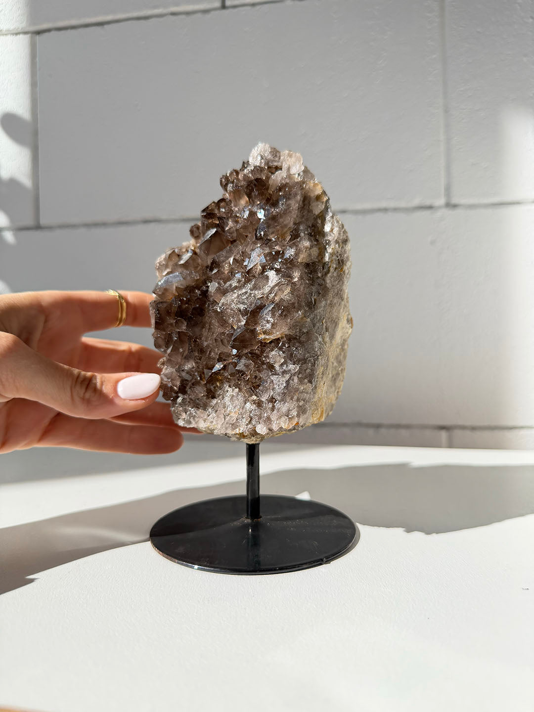 Smoky Quartz on Stand
