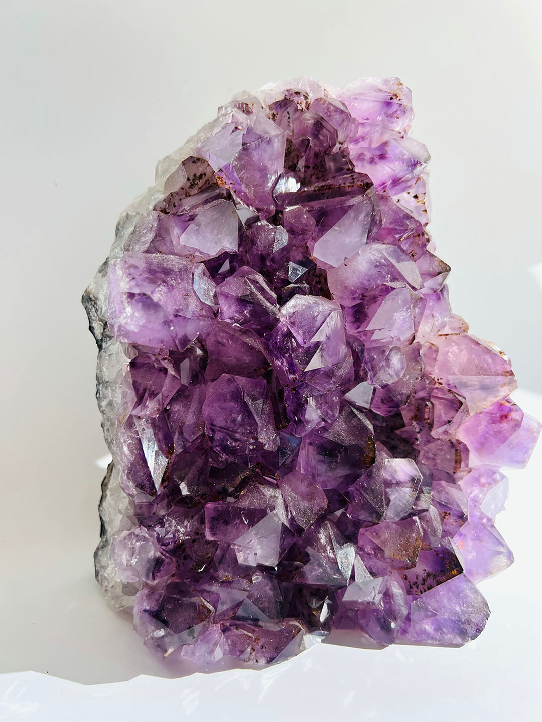 Rutilated Amethyst Cluster