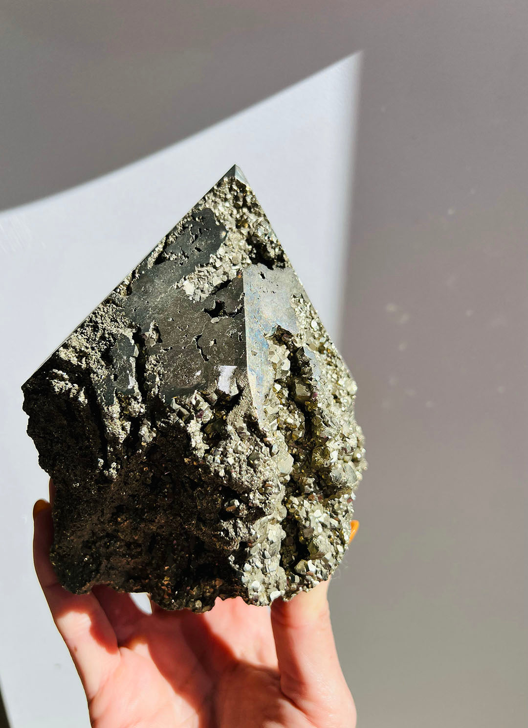 LARGE PYRITE POINT