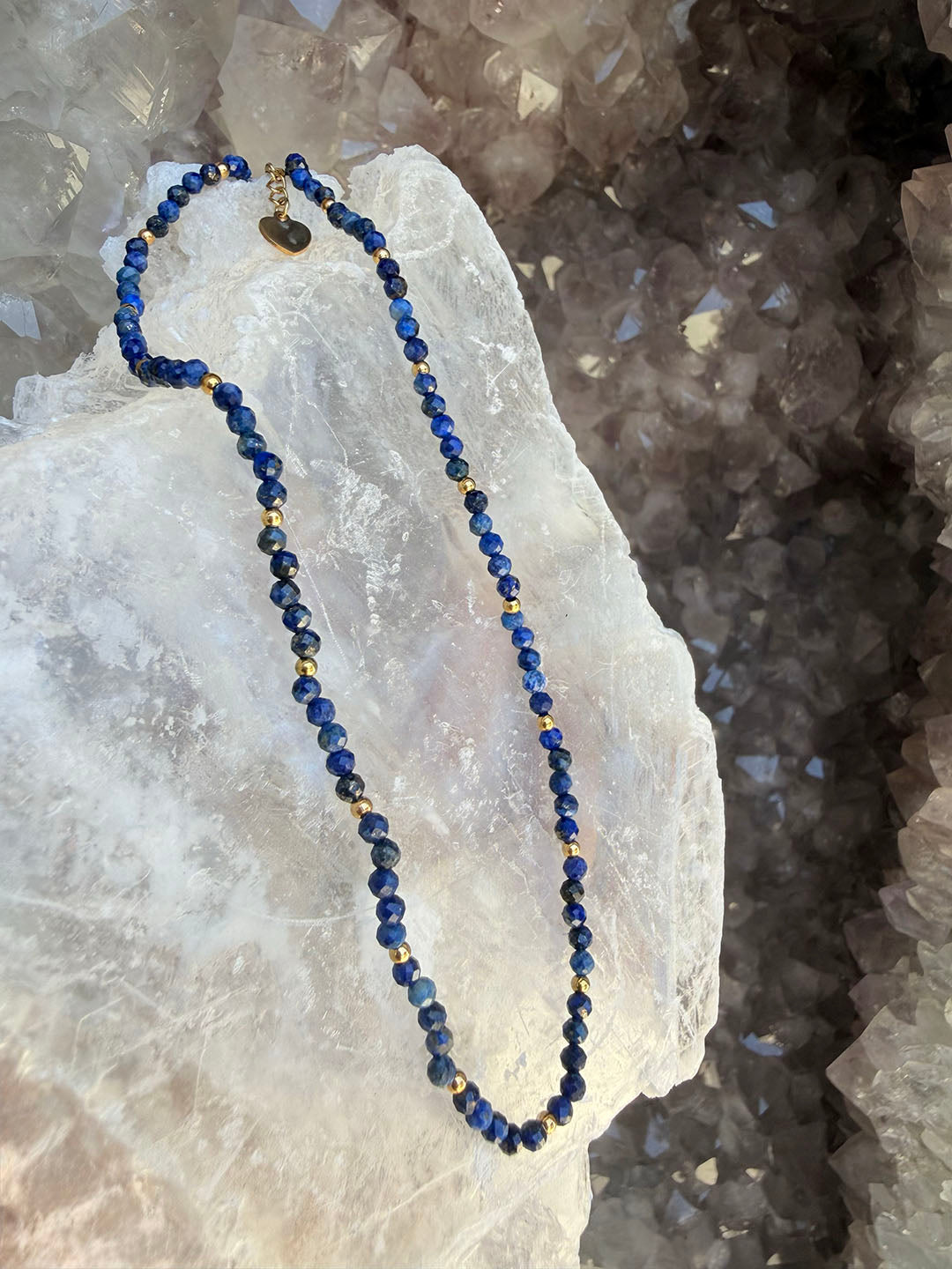 Lapis Lazuli Waterproof Necklace — For communication & truth.