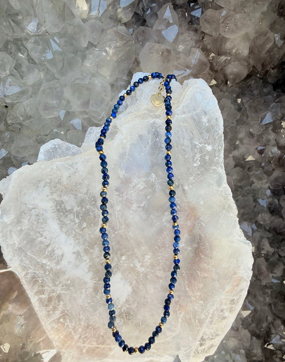 Lapis Lazuli Waterproof Necklace — For communication & truth.
