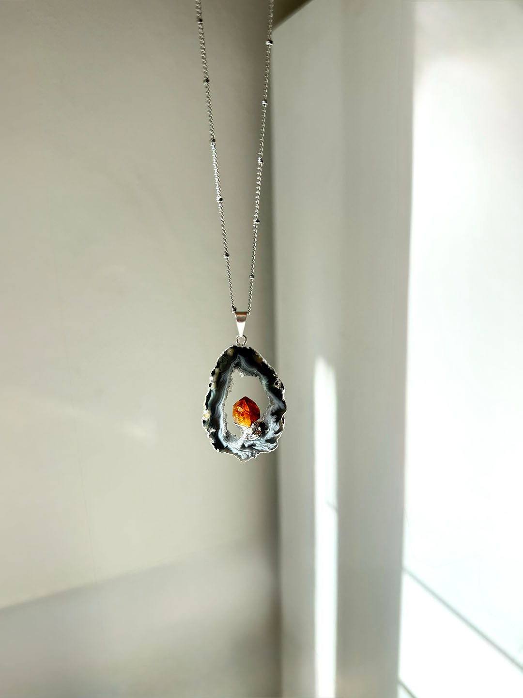 Inner Crystal Necklace – Citrine For Abundance & Positivity