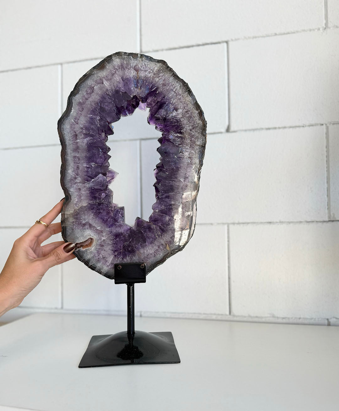 Amethyst on Stand
