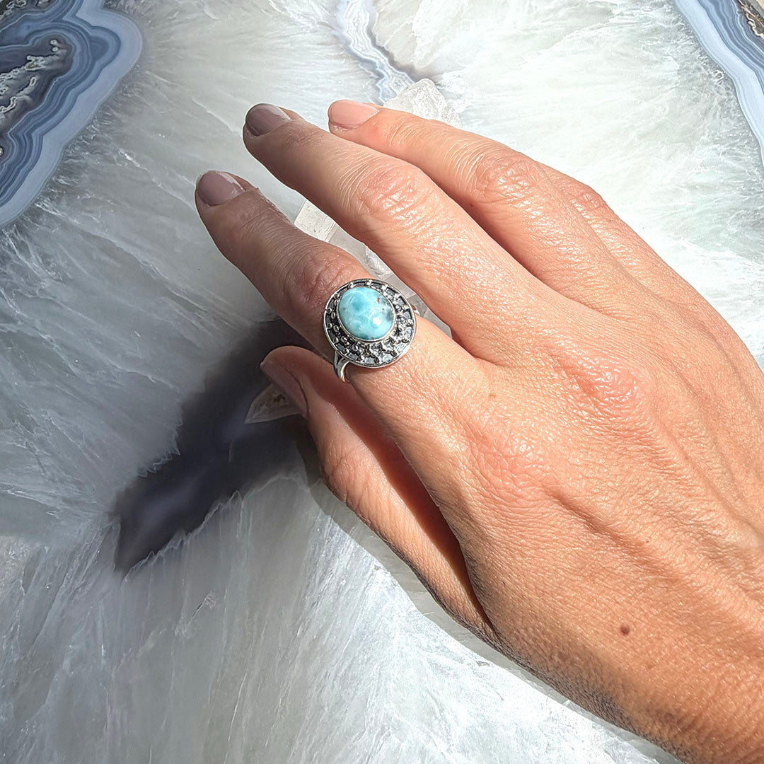 Larimar Ring