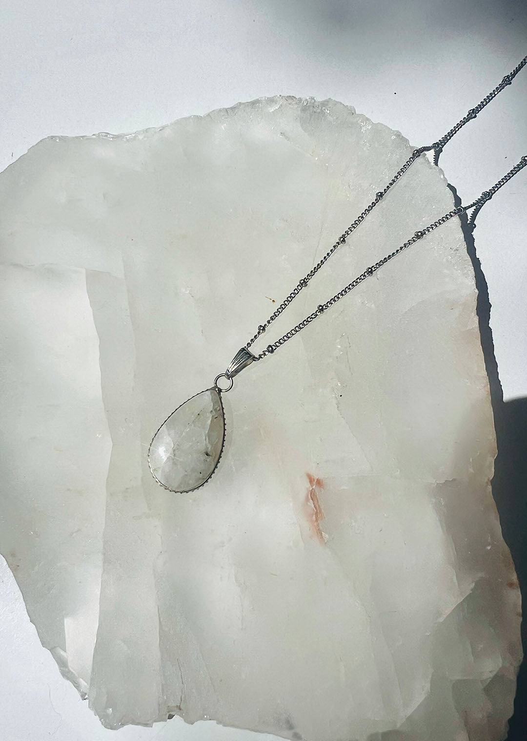 Moonstone necklace