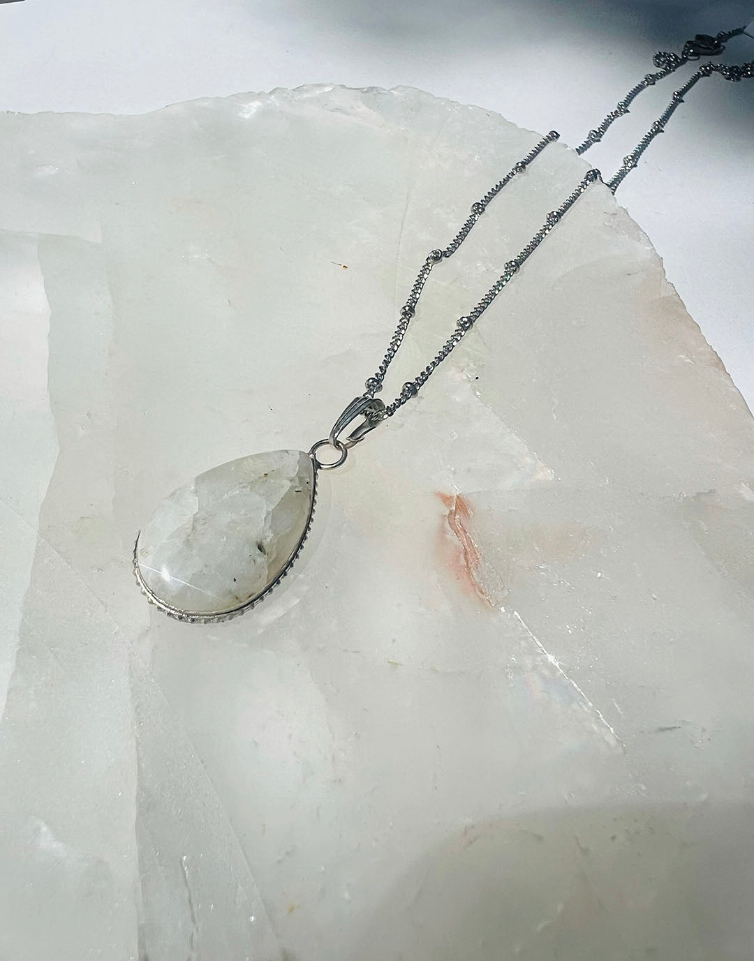 Moonstone necklace