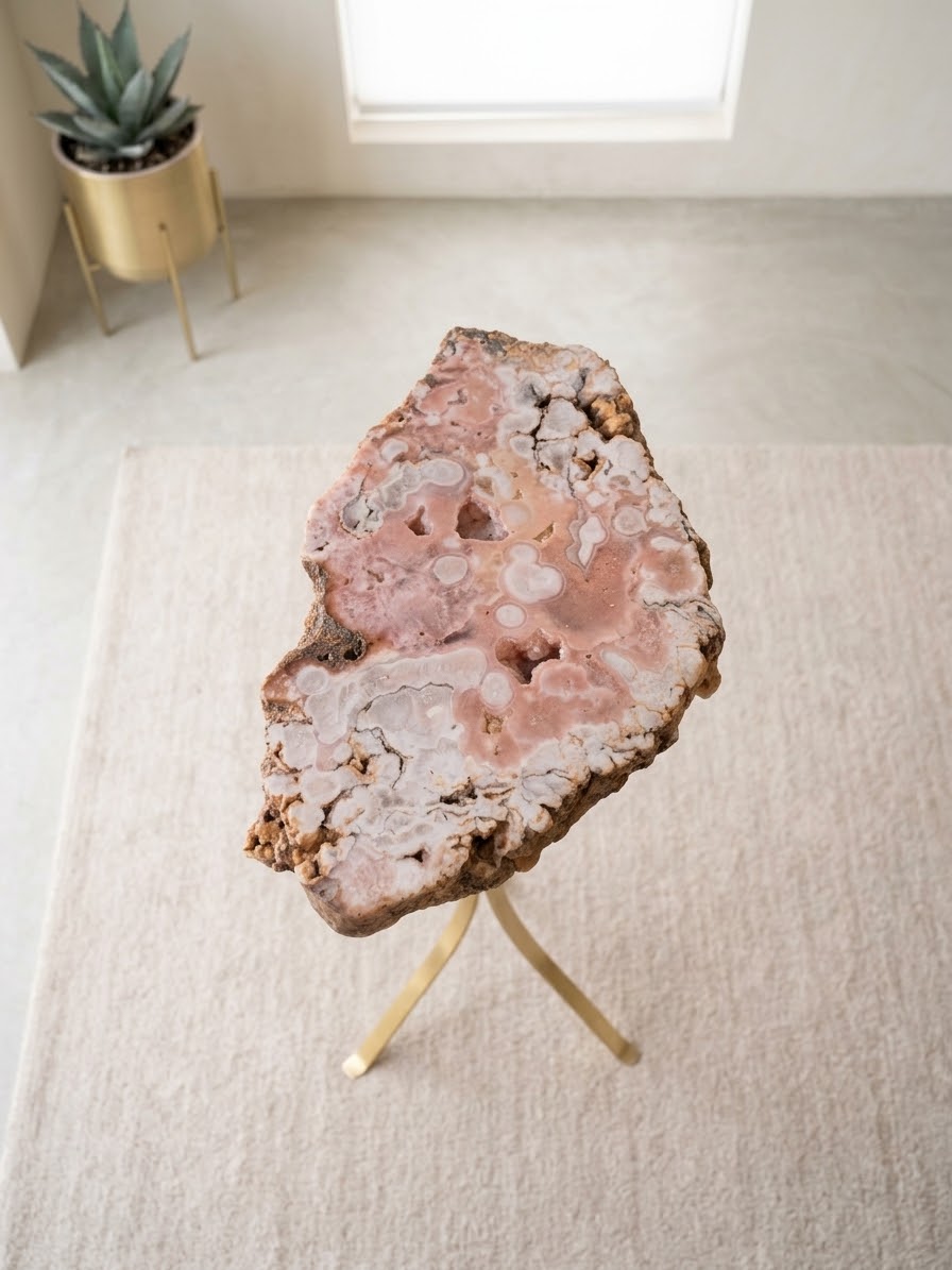 Pink Amethyst Table