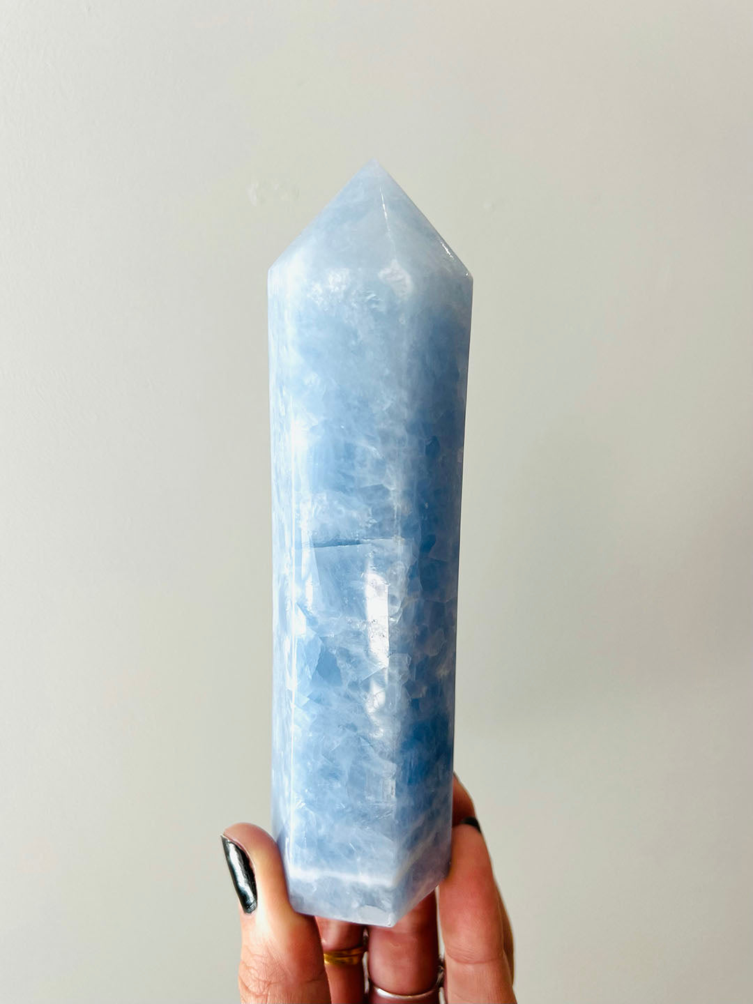Blue Calcite Point