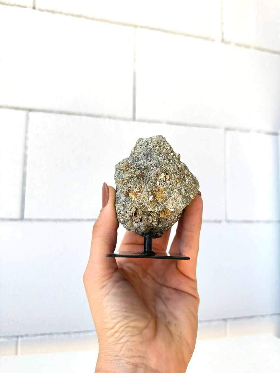 Pyrite on Stand