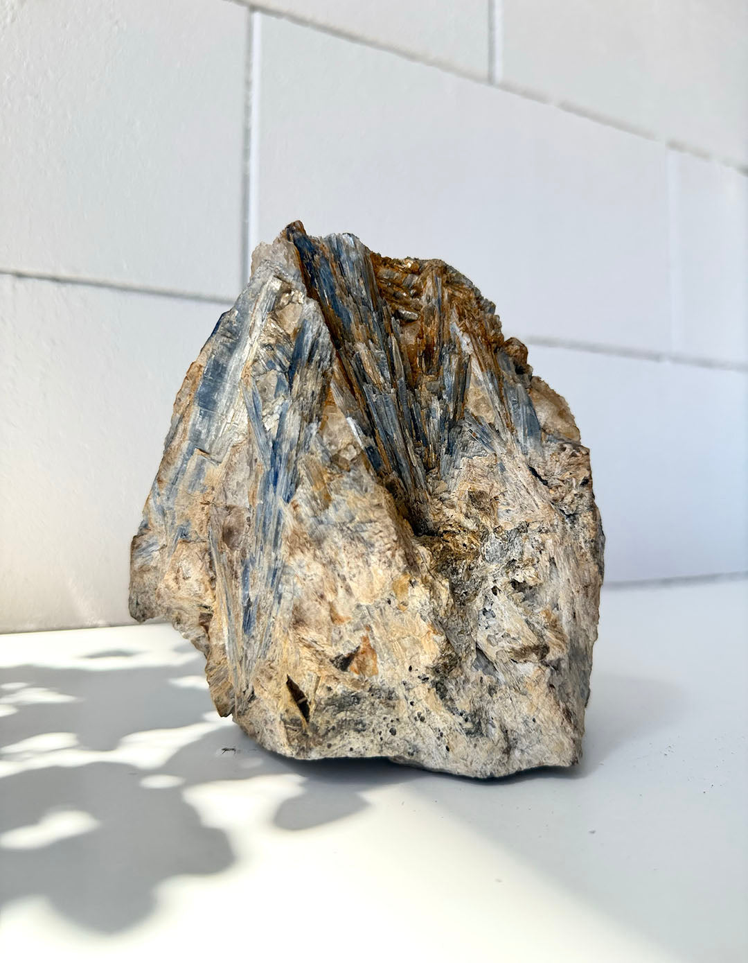 Blue Kyanite with Clear Quartz