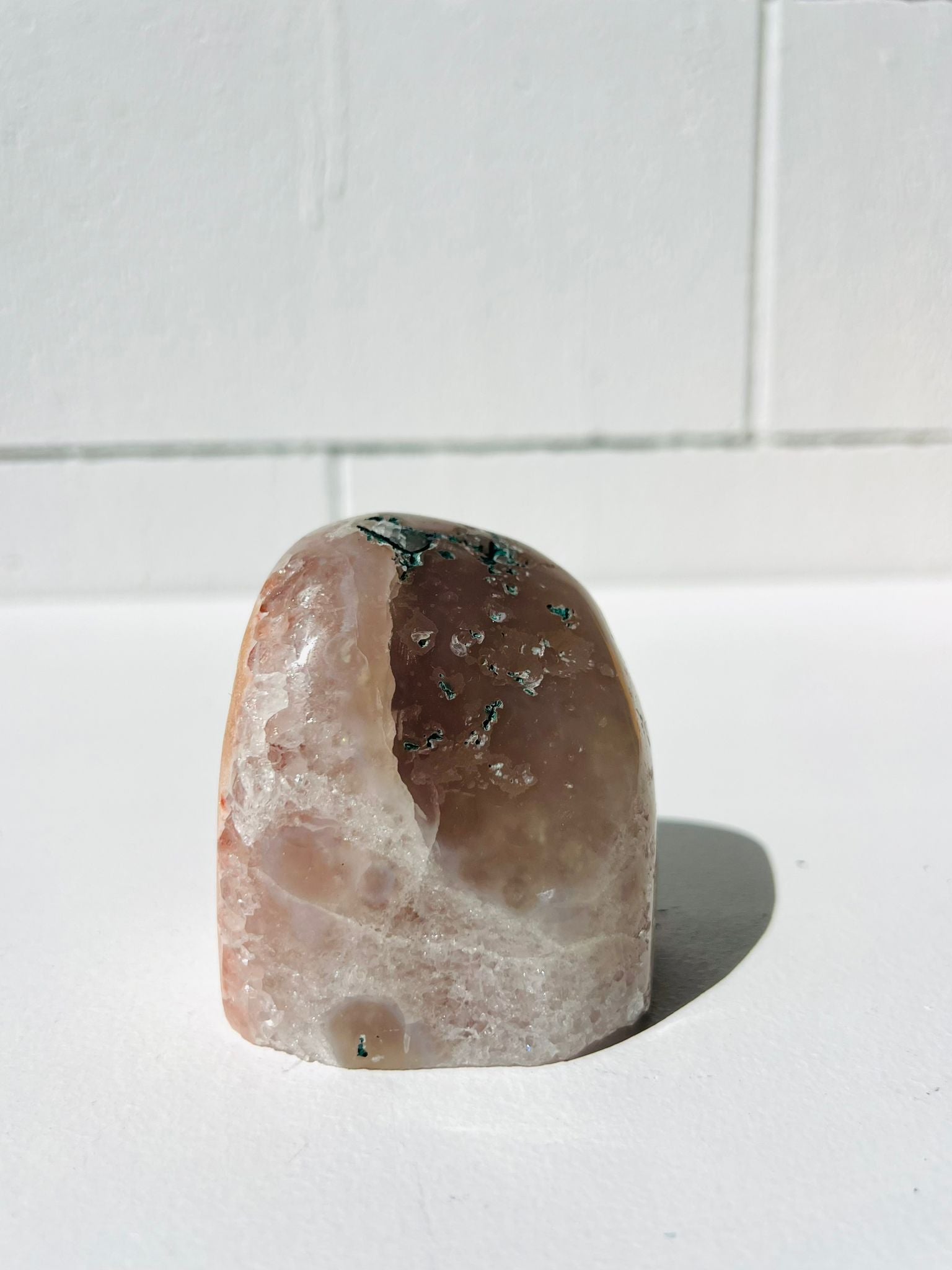 Pink Amethyst with Agate