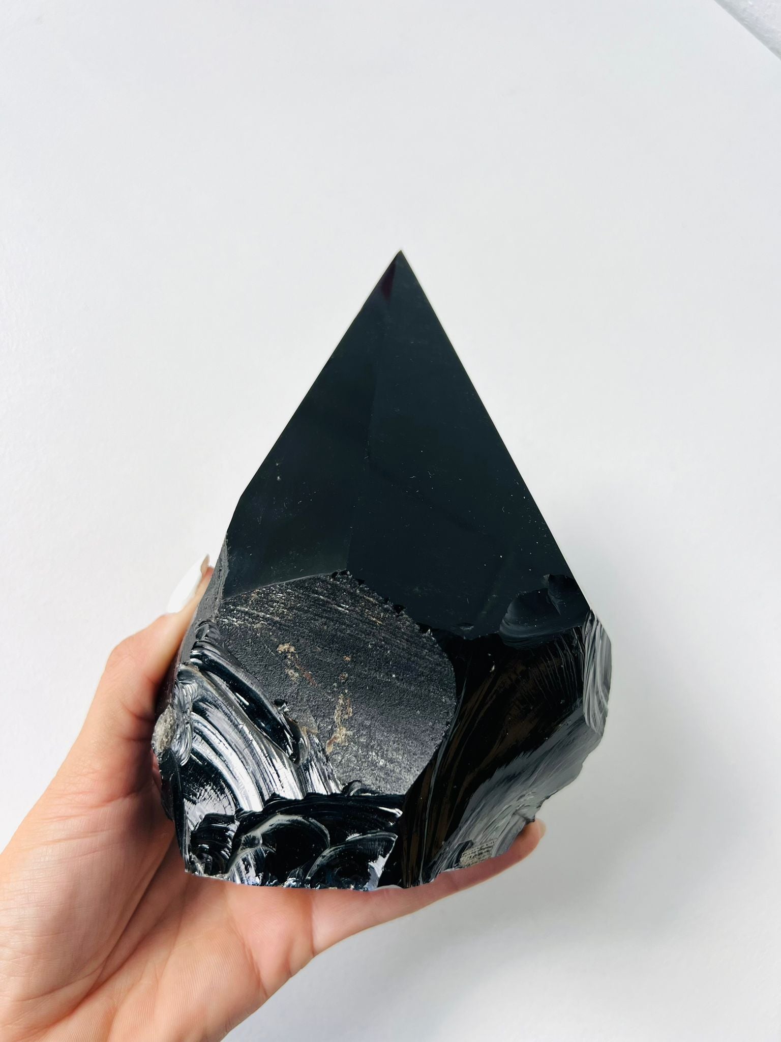Large Black Obsidian Point