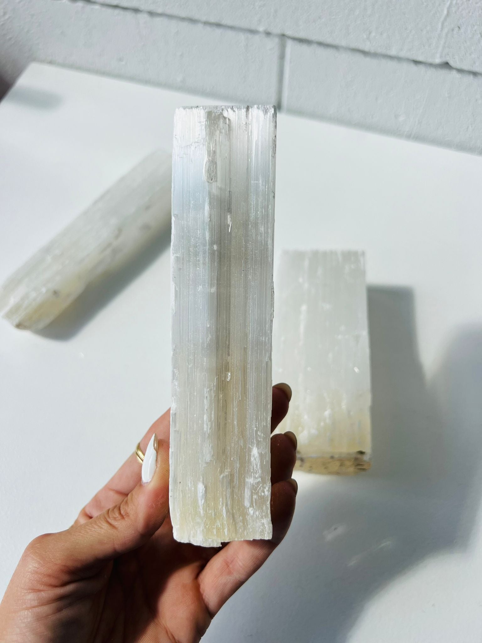 Selenite Wand