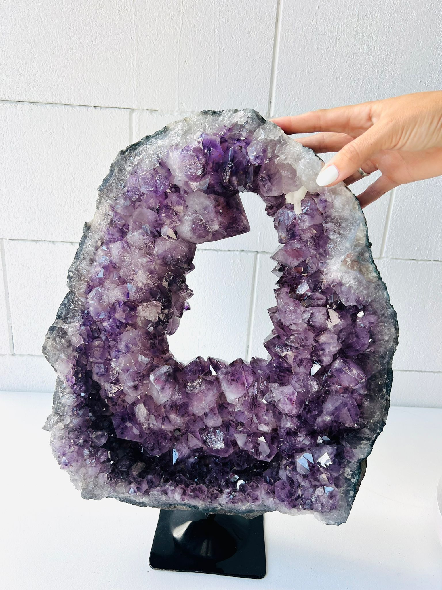 Large Amethyst on Stand