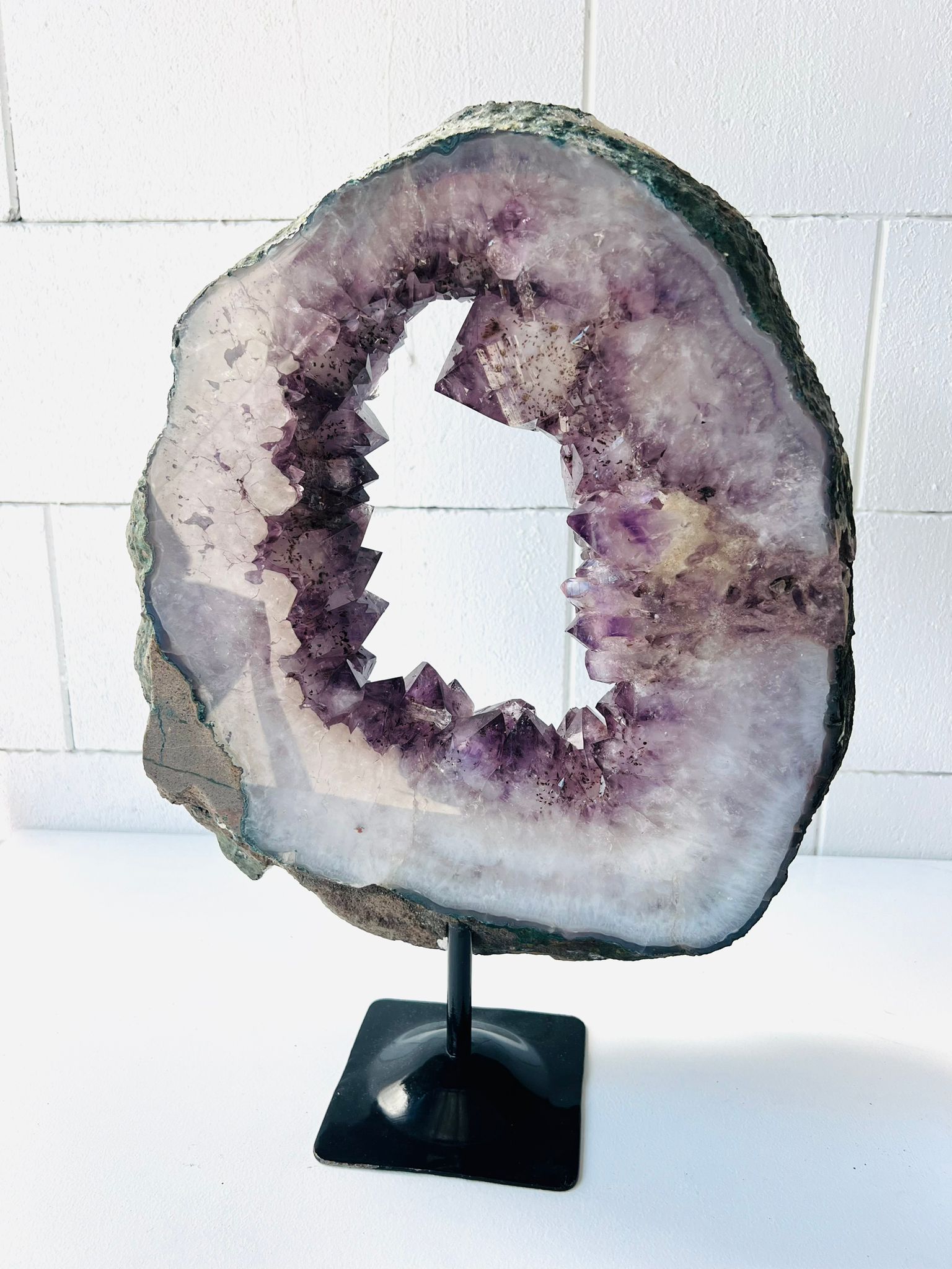 Large Amethyst on Stand