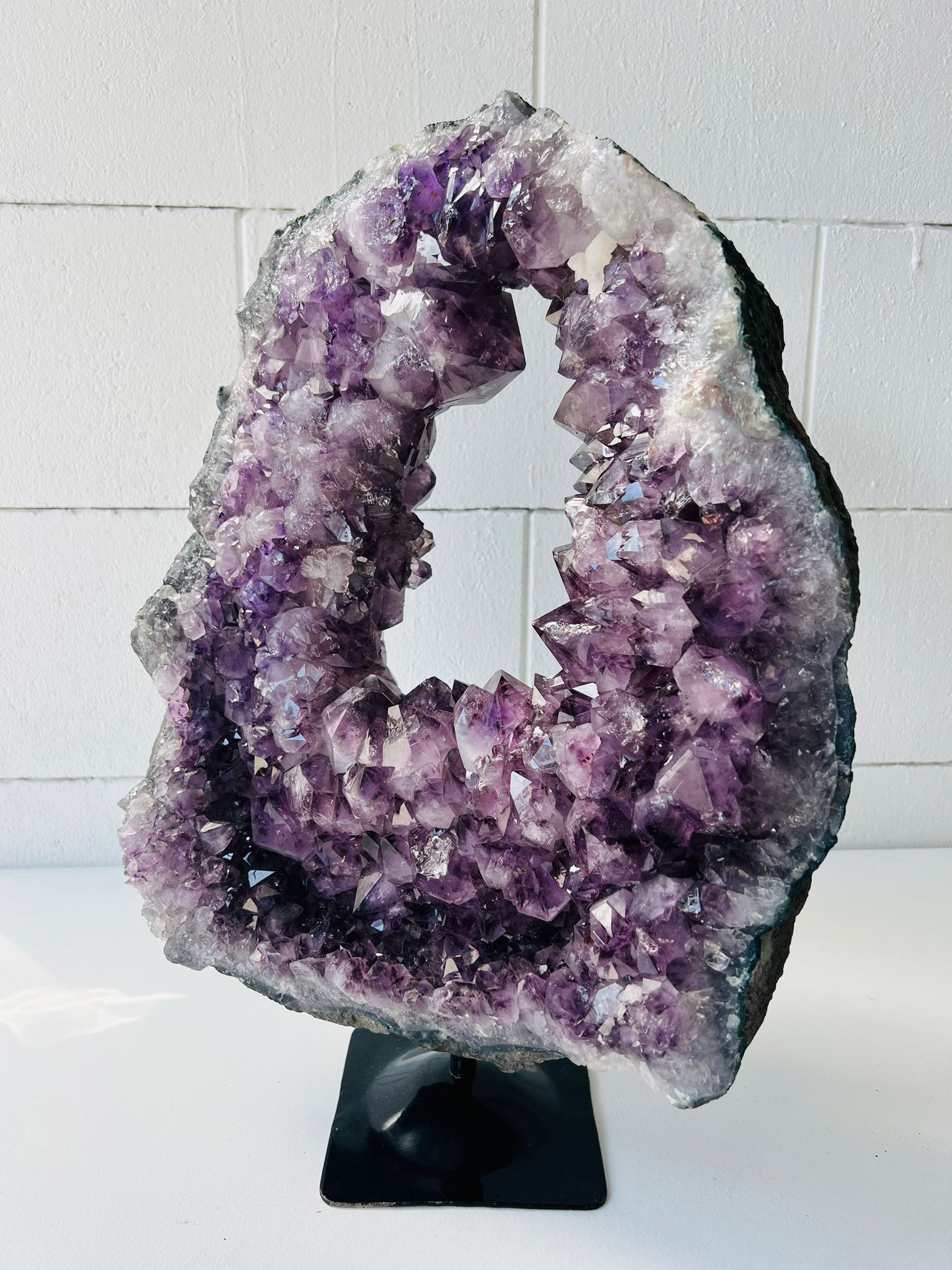 Large Amethyst on Stand