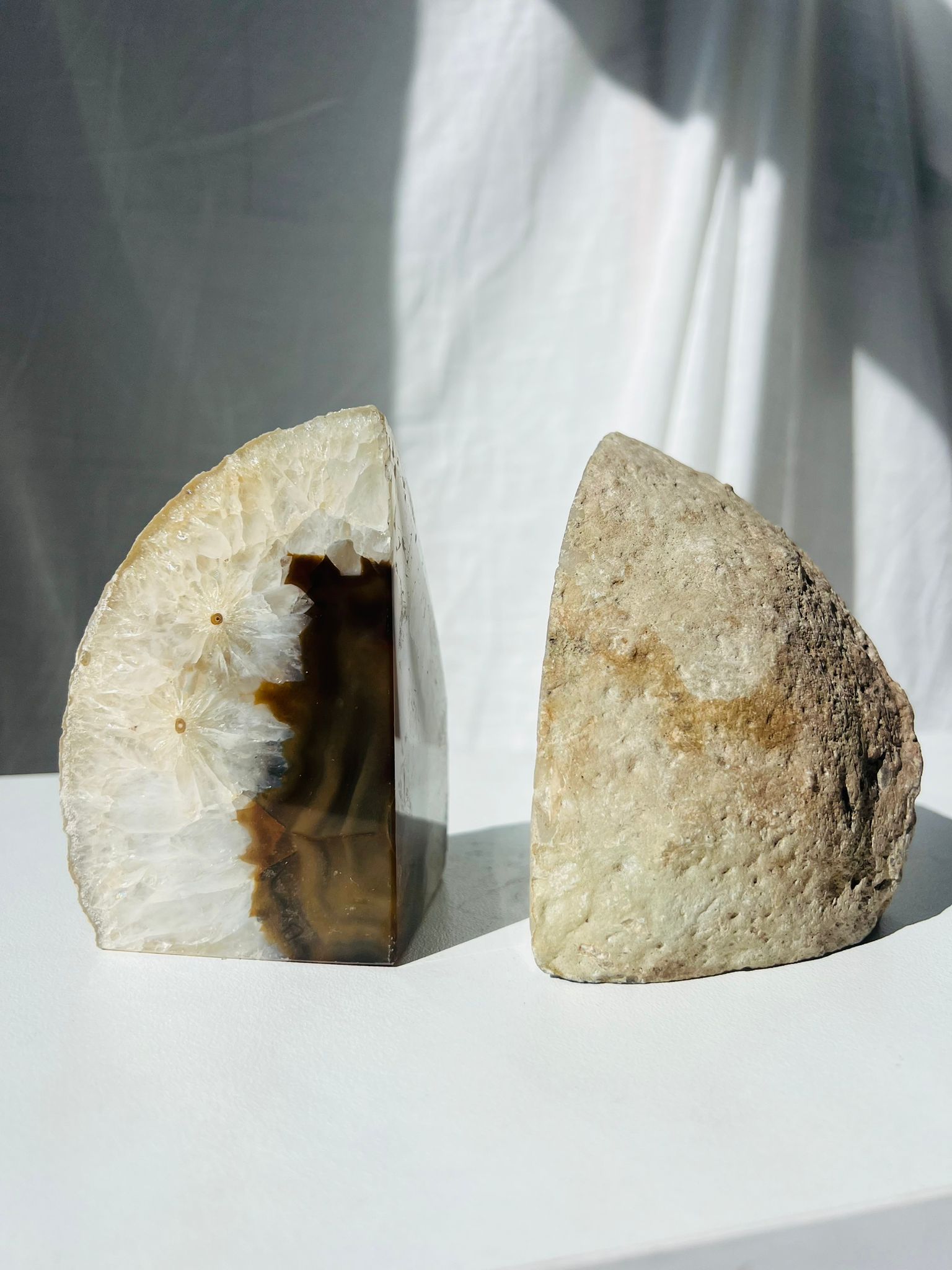Agate Bookends