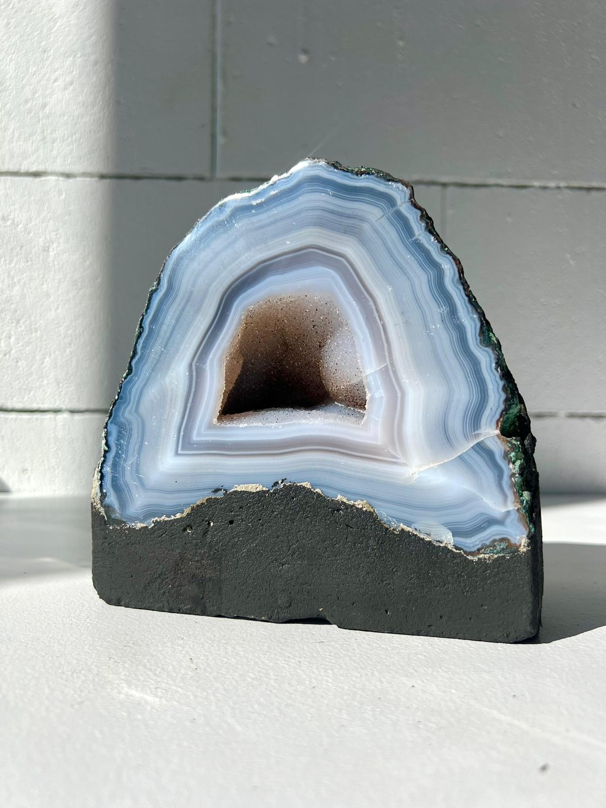 Blue Agate Geode