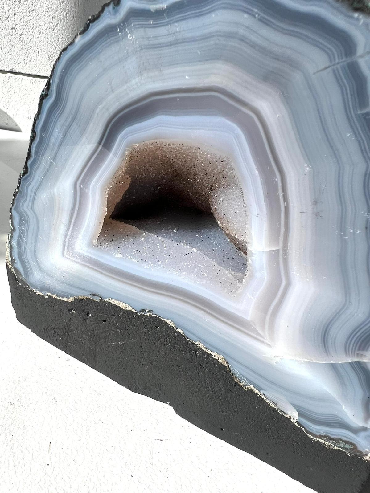 Blue Agate Geode