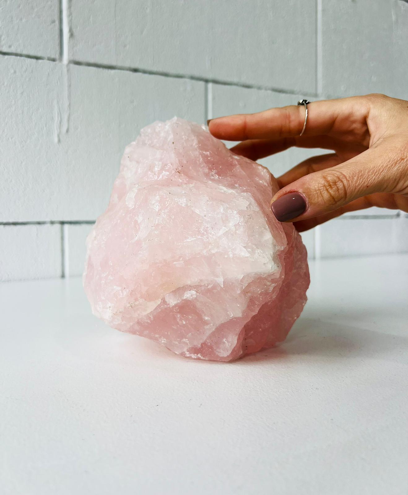 Raw Rose Quartz