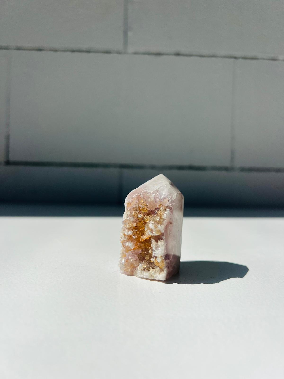 Pink and Purple Amethyst Tower