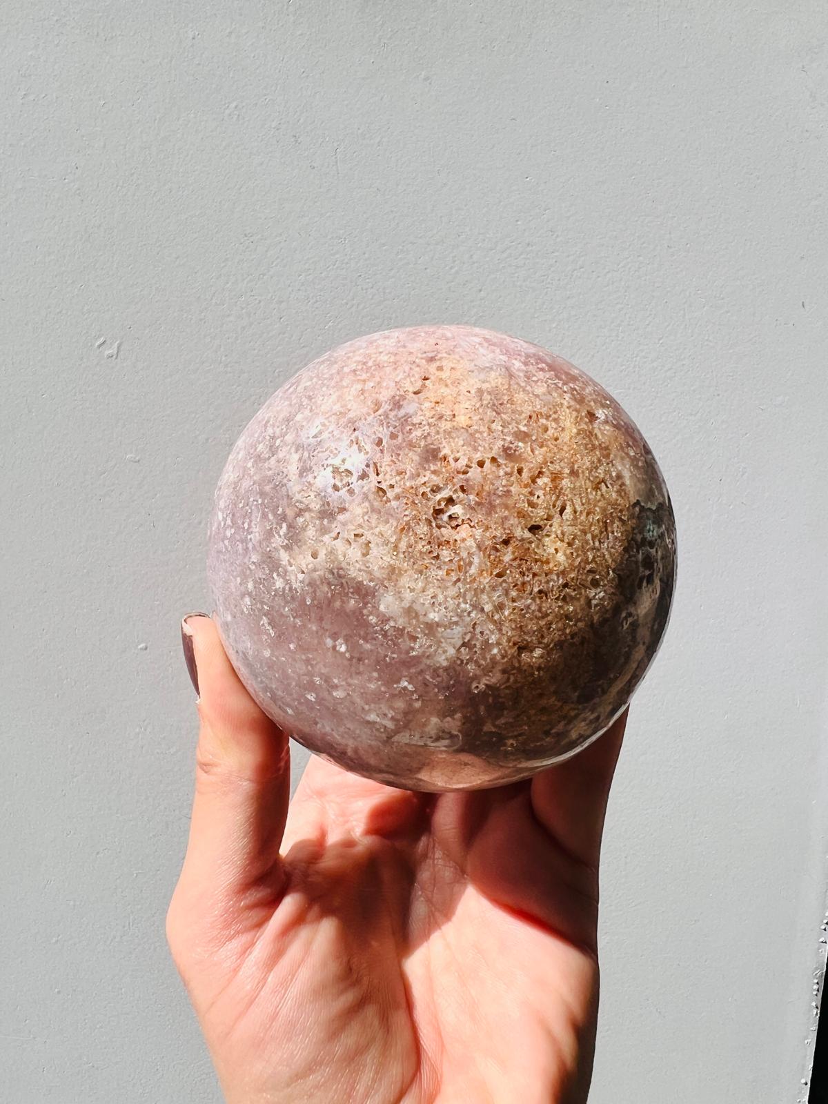 Pink Amethyst Sphere