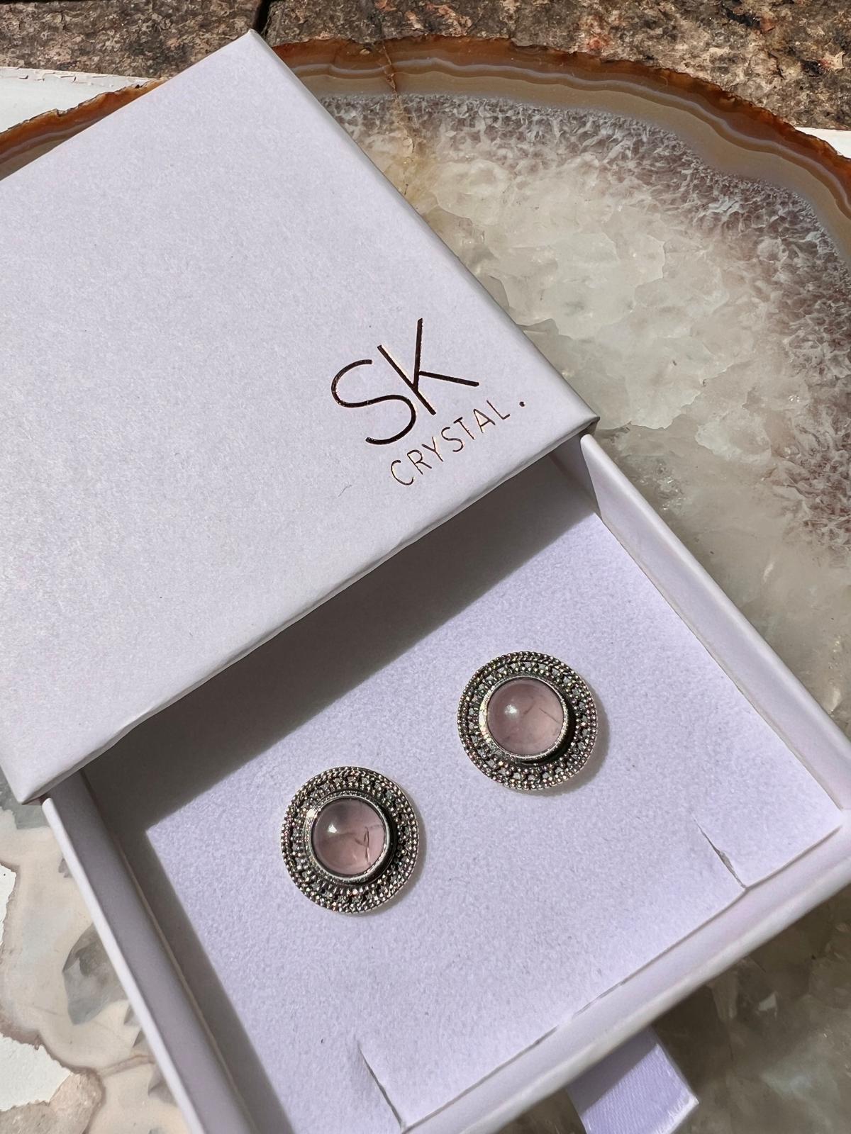 Rose Quartz Earrings