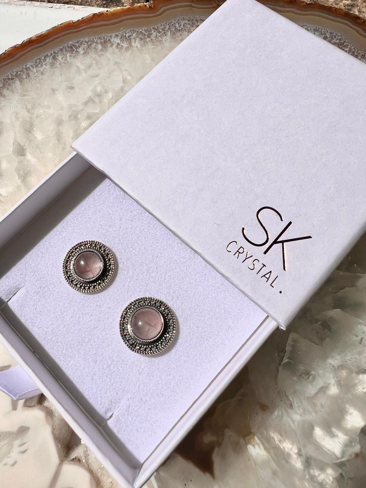 Rose Quartz Earrings