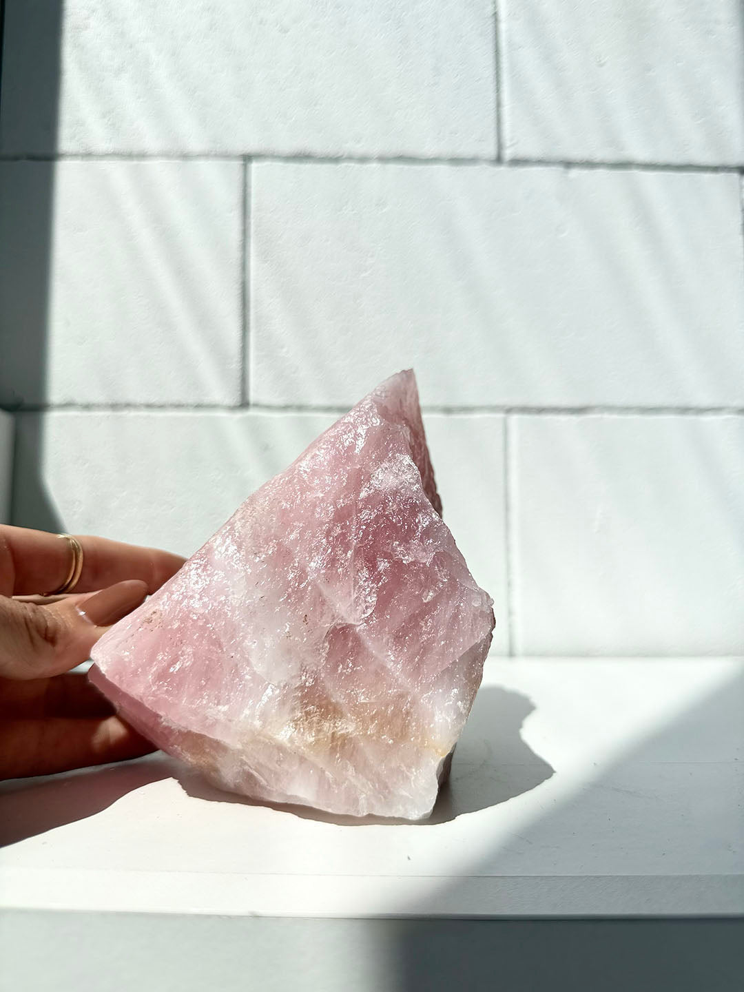 Raw Rose Quartz
