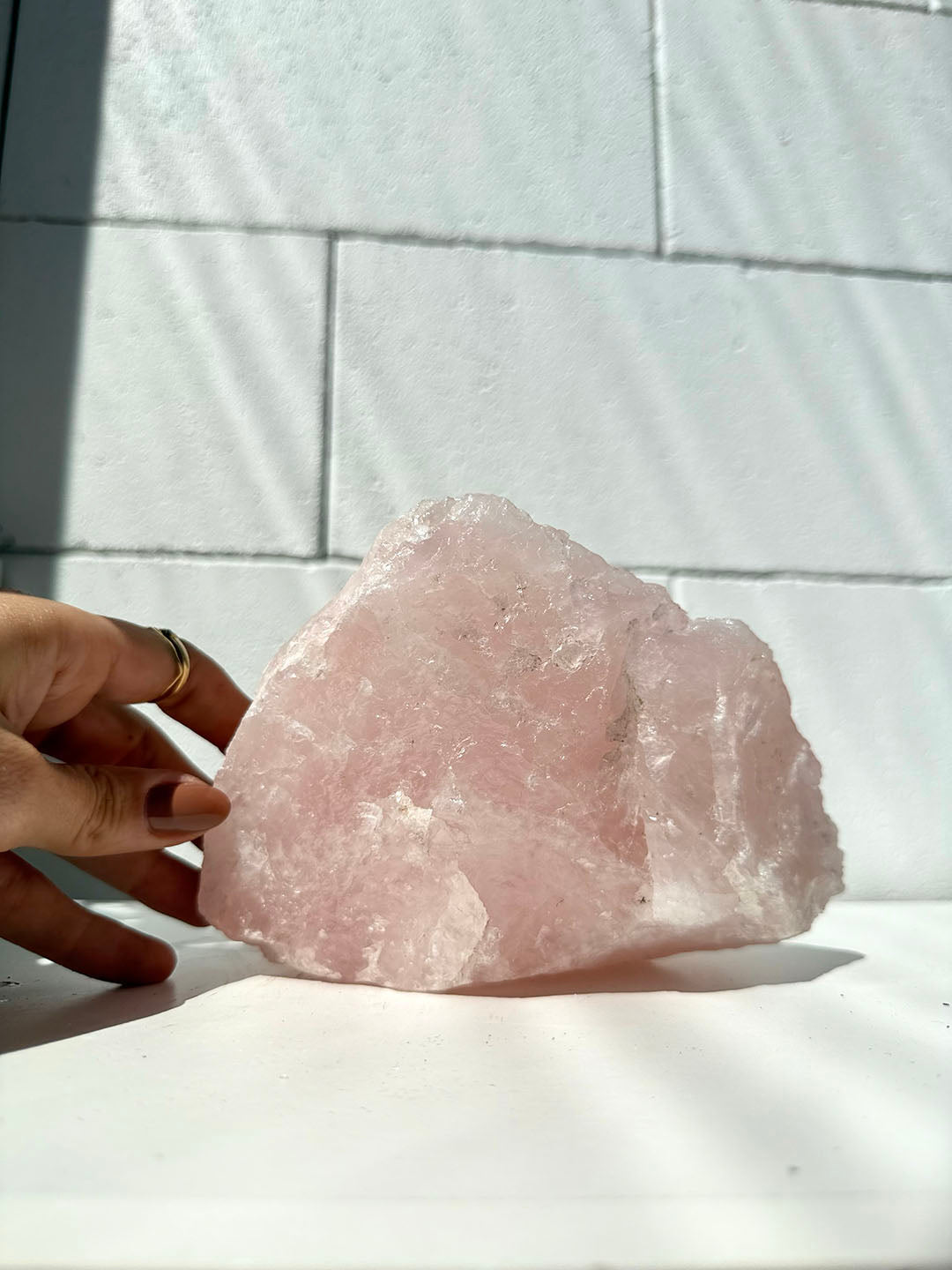 Raw Rose Quartz