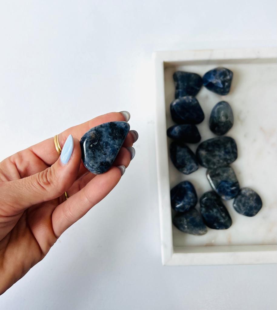Sodalite Tumble - Communication/ Mental Clarity/ Courage