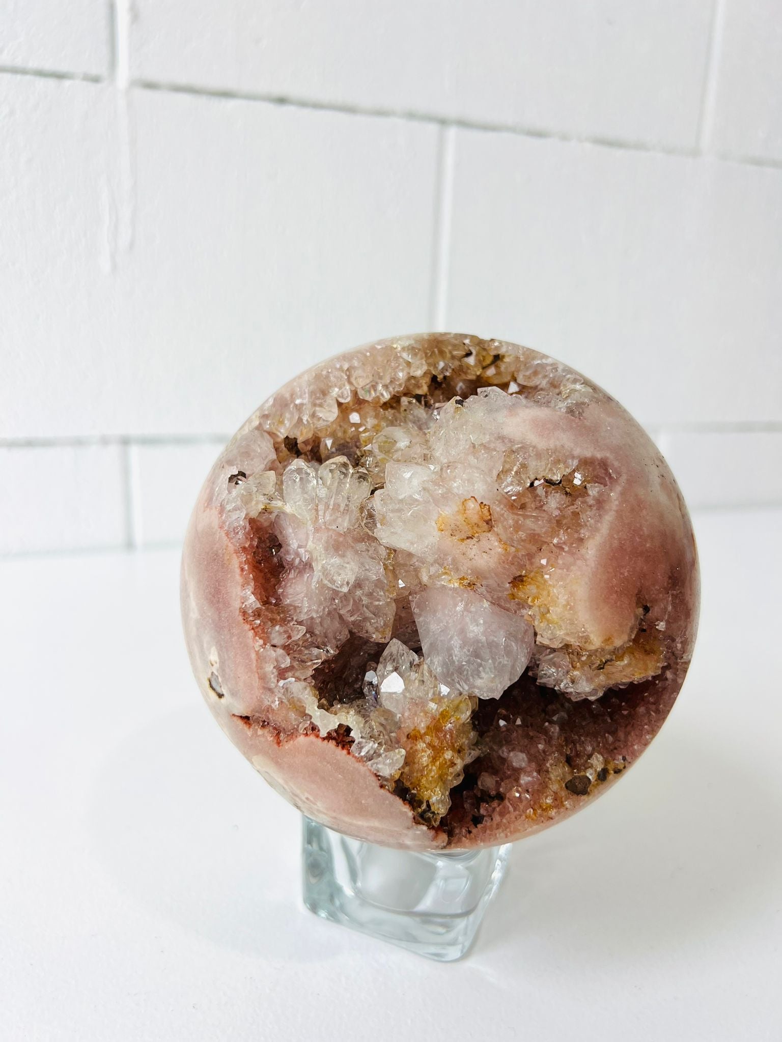 Large Pink Amethyst Sphere